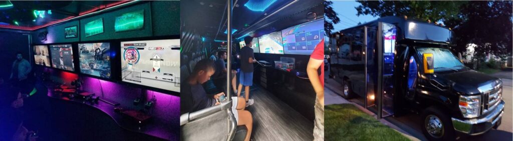 Video game truck game bus birthday party in Long Island and New York City